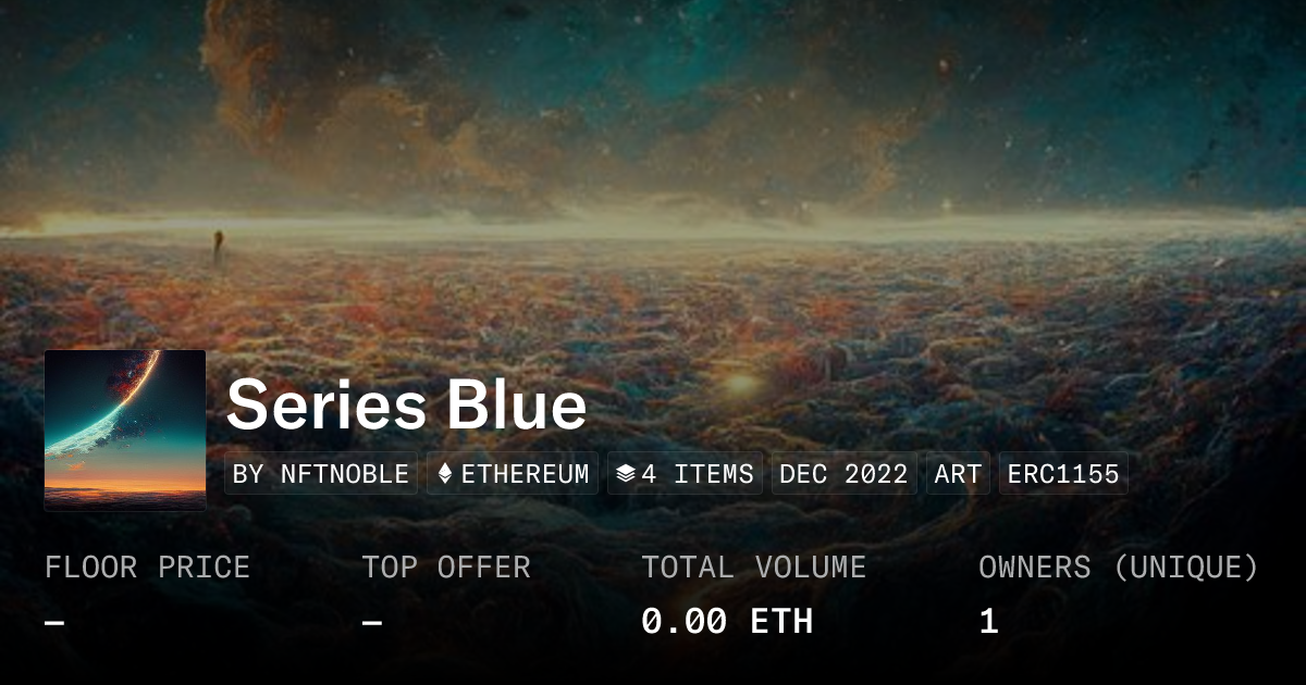 Series Blue - Collection | OpenSea