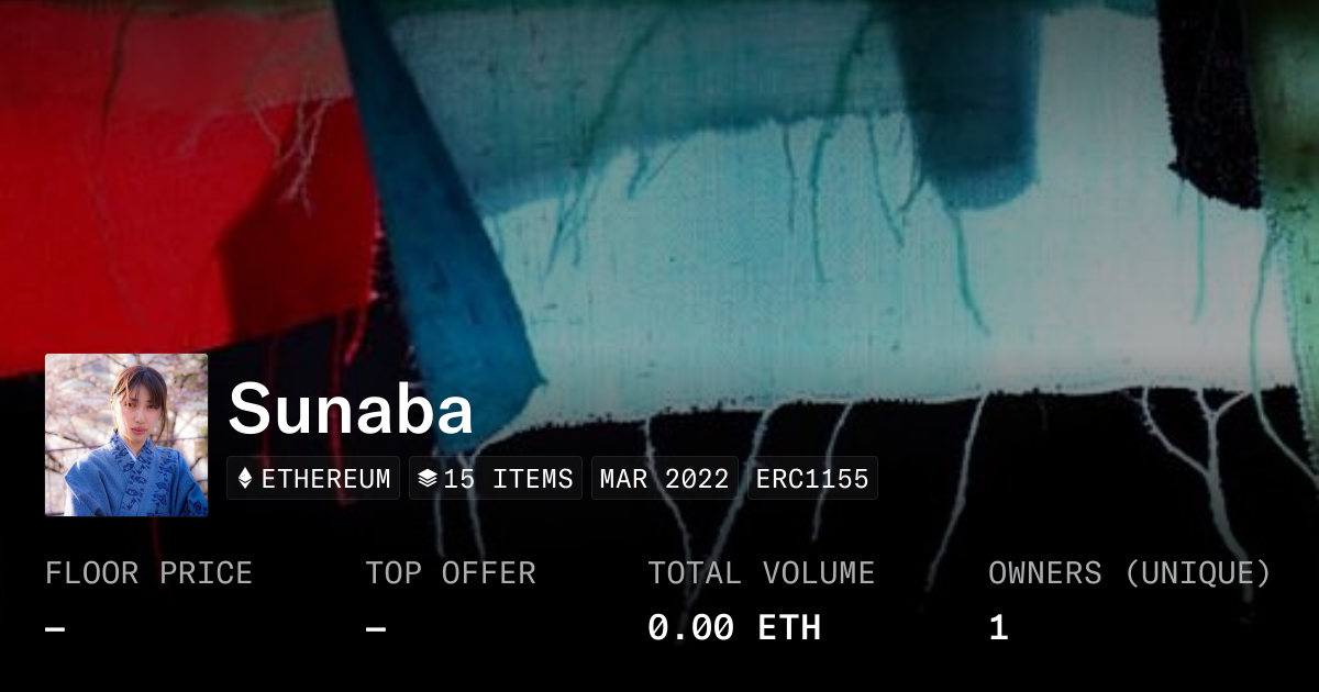 Sunaba - Collection | OpenSea