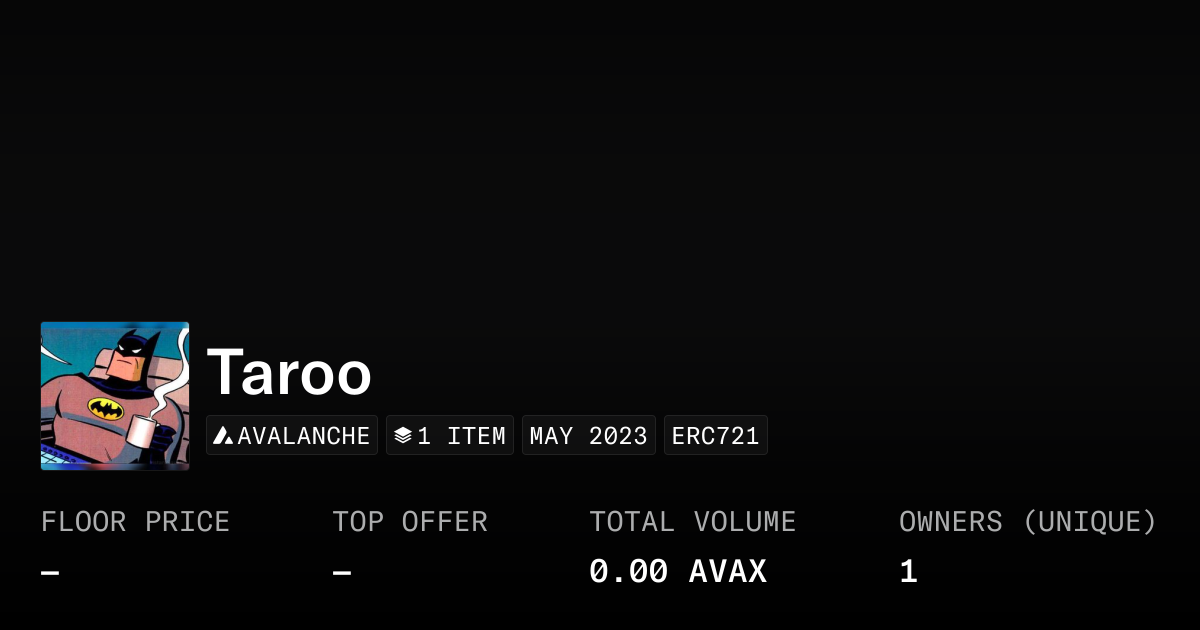 Taroo - Collection | OpenSea