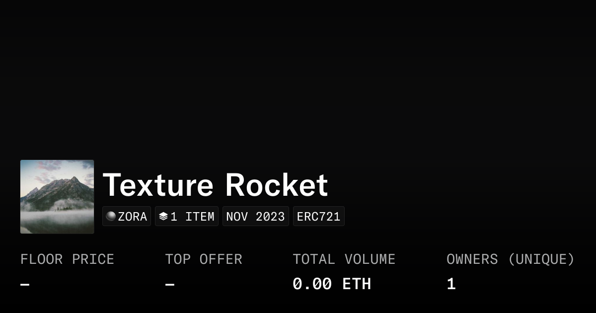 Texture Rocket - Collection | OpenSea