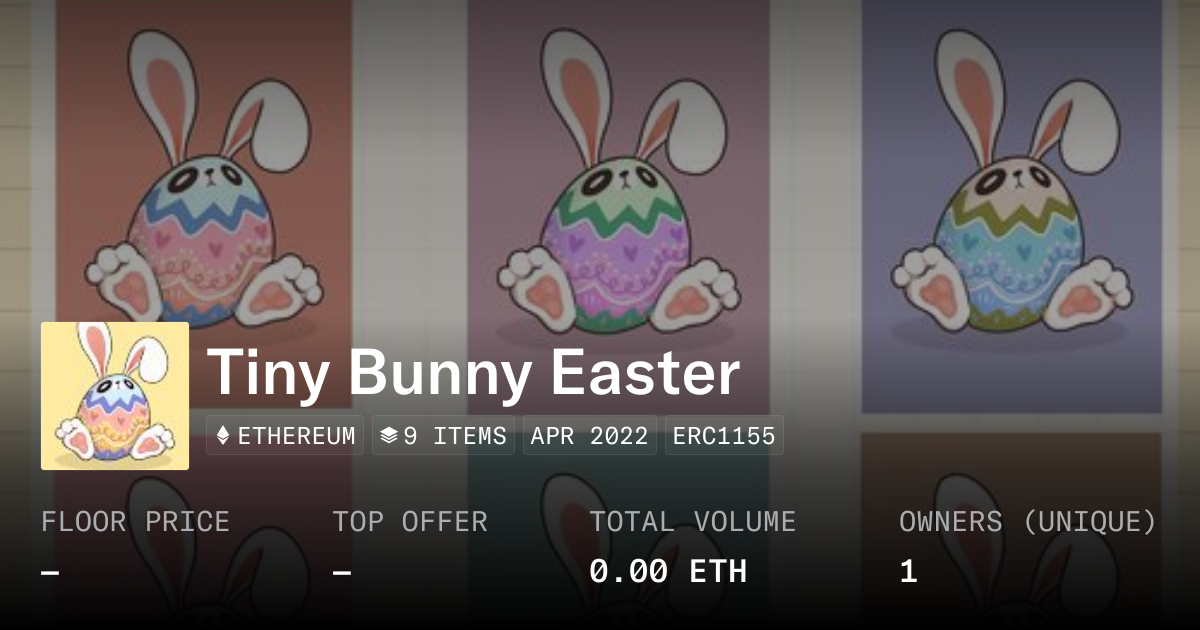 Tiny Bunny Easter - Collection | OpenSea