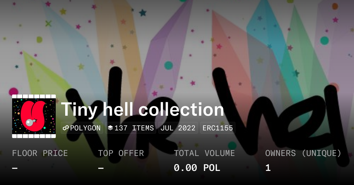 Tiny hell collection - Collection | OpenSea