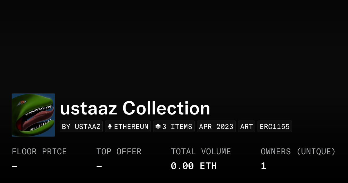 ustaaz Collection - Collection | OpenSea