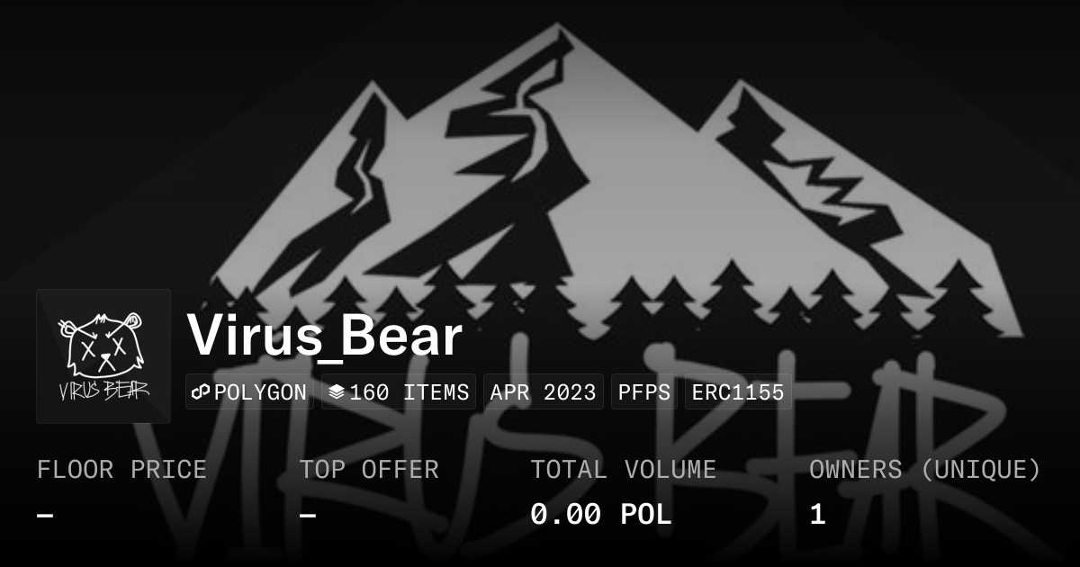 Virus_Bear - Collection | OpenSea