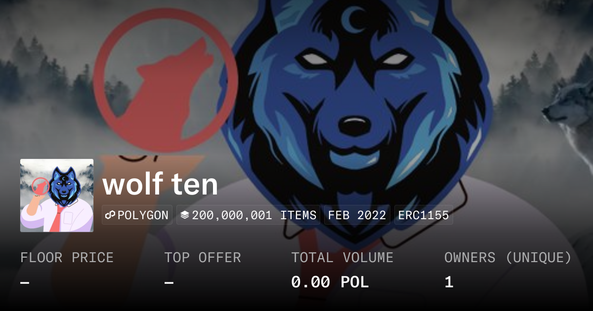 wolf ten - Collection | OpenSea