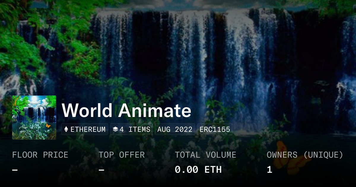 World Animate - Collection | OpenSea