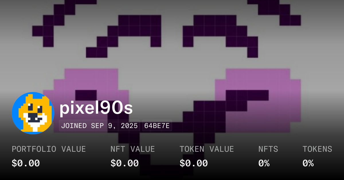 pixel90s - Profile | OpenSea