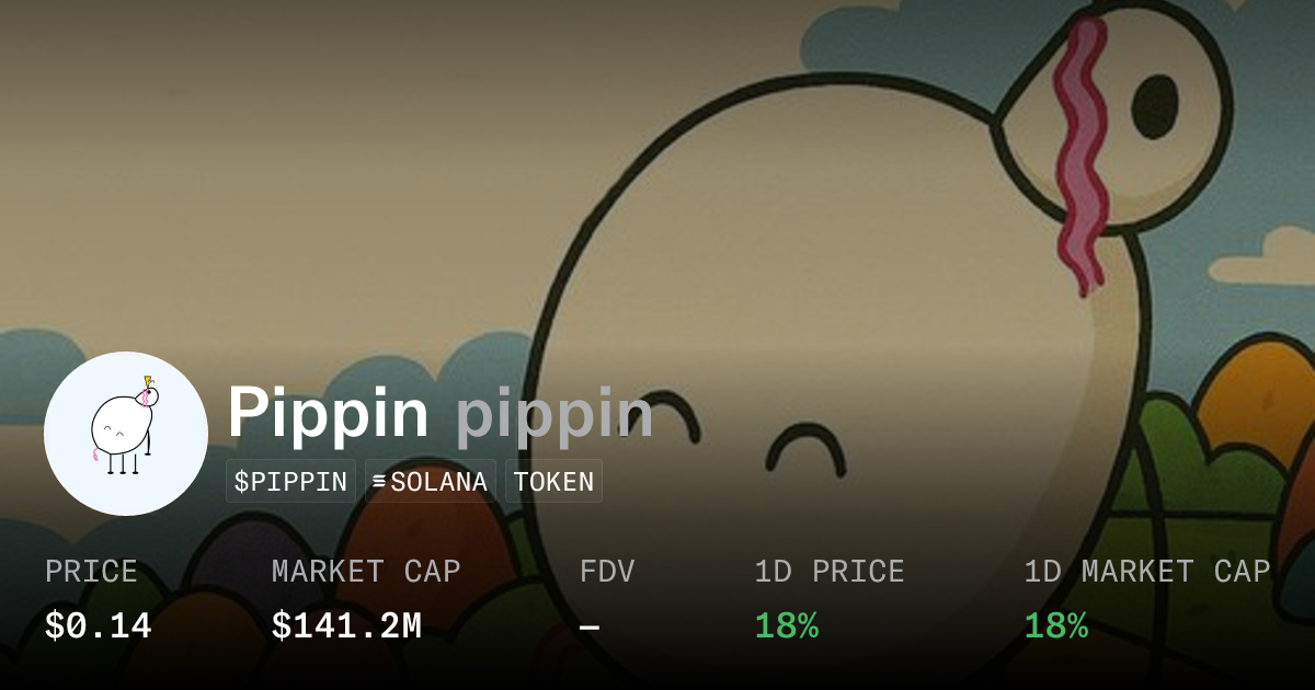 Pippin meme token logo